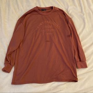 Oversized sweatshirt